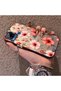 Pink Protective Case with a Large Floral Print, Compatible with Realme C15/C25/C25S, Provides Impact Protection. - 2
