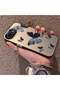 Black and Gray Butterfly-Printed Protective Case Compatible with iPhone 16E, Offering Impact Protection. - 2