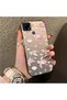 Pink Turtle and Seashell Patterned Silicone Case Compatible with Realme C15/C25/C25S, Featuring a Cute Design.