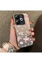 Pink Turtle and Seashell Patterned Silicone Case Compatible with Infinix Hot 40I, Featuring a Cute Design.
