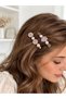 Pinterest Pearl and Stone Design 2-Piece Hair Clip Set |   Pearl Buckle - 3