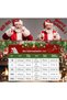 8PCS Adult Deluxe Velvet Santa Claus Costume Set, Christmas Men's Deluxe Santa Suit, Santa Claus Suit Outfit for Men in Christmas Holiday - 4