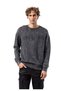 Men's Sweatshirt, Washed Look, Round Neck Men's Sweatshirt Cl595 - 4