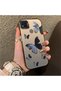Black and Gray Butterfly-Printed Protective Case Compatible with Redmi 9C/10A, Offering Impact Protection.