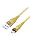كابل شحن ونقل بيانات عبر منفذ USB، متوافق مع هواتف أندرويد. دايتازون، جولد دز - 3