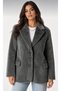 Women's Button-Down Faux Fur Jacket with Lining - 3