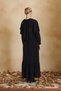 Black Dress with a Detachable Cape. - 6