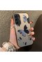 Samsung Galaxy A25 Compatible Black and Gray Butterfly Print Protective Case, with Impact Protection.