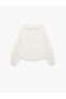 Cotton Button-Down Long-Sleeve Lace Baby Collar Shirt - 2