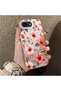 iPhone 17E Compatible Protective Case with a Large Floral Print, Offering Impact Protection.