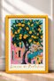 Lemon of Portofino Fruit Tree Framed Painting Italy Poster Living Room Kitchen Wall Decor Itp103 - 3