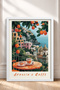 Arancia E Caffè Balkonda Coffee Keyfi Framed Painting Italy Poster Living Room Kitchen Wall Decor Itp112 - 3