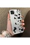 Realme C21Y/C25Y Compatible Dot and Butterfly Combination Printed Case, for Everyday Use.