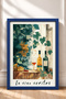 In Vino Veritas Yellow Grape Vine Framed Painting, Italy Poster, Living Room, Kitchen, Wall Decor, Itp100. - 3