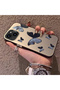 Black and Gray Butterfly-Printed Protective Case Compatible with iPhone 13 Mini, Offering Impact Protection. - 2
