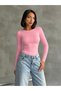 Women's Pink Luxe Ultrasoft Longfit Top - 3