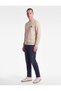 Long Sleeve Three Thread Ribbed Crew Neck Printed Sweatshirt - 2
