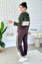 Modal Hoodie Set with Zippered Collar 7K153 - 6