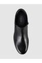 Genuine Leather Dark Black Zippered Men's Boots. - 6