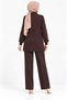 Two-Piece Set with Zipper and Beaded Detailing on the Sleeves. - 5