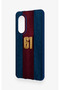 Huawei Nova 9Se Compatible Burgundy Blue Patterned Silicone Case. - 4