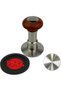 The Force Tamper Adjustable Automatic Effect, Constant Pressure, and Automatic Leveling Coffee Tamper, Brown Jellyfish Type.