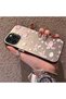 Pink Turtle and Seashell Patterned Silicone Case Compatible with iPhone 14 Pro, Featuring a Sweet Design. - 2