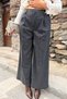 Plaid Pattern Loose Pants - 2