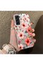Samsung Galaxy S21 Fe Compatible Protective Case with a Large Floral Print, Offering Impact Protection.