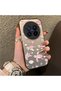 Pink Turtle and Seashell Patterned Silicone Case Compatible with the Vivo X200 Pro, Featuring a Cute Design.