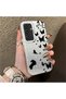 Samsung Galaxy S24 Compatible Case with a Dot and Butterfly Pattern, Suitable for Everyday Use.