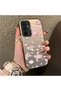 Pink Turtle and Seashell Patterned Silicone Case Compatible with the Samsung Galaxy A54, Featuring a Cute Design.