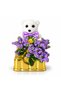 Purple Flower Mini Teddy Bear Decorative Gift Set, 12 Pieces in a Box. - 3