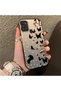 غطاء هاتف مطبوع بتصميم يجمع بين النقاط والأشكال المجنحة، متوافق مع هاتف Samsung Galaxy A21S، مناسب للاستخدام اليومي.