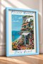 Flower Market Italy Coast Florist Framed Painting Italy Poster Living Room Kitchen Wall Decor Itp136 - 2