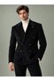 Black Corduroy Wrap Dress - 3