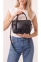 Women's Black Everyday Chic Handbag with Adjustable Strap, Suitable for Hand, Arm, and Shoulder Carry. - 2
