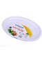 Disposable Oval Plastic Serving Tray -Medium Size -10 Pcs - 3