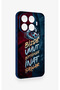 Mi 17t Pro 5g Compatible Wavy Burgundy Blue Patterned Silicone Case - 3