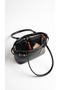 Women's Stylish Daily Shoulder and Arm Tote Bag with Belt Detail, Large Internal Volume, Double Handle, and Buckle - 5