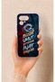Wavy Burgundy and Blue Patterned Silicone Case Compatible with Tecno Pova Curve 2.