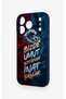 iPhone 17 Pro Compatible Wavy Burgundy and Blue Patterned Silicone Case. - 4