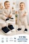 Baby - Child Flexible Orthopedic Soft Sole Stylish Black First Step Sports Shoes - Sports Sneakers, Knit and Woven. - 2