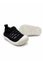 Baby - Child Flexible Orthopedic Soft Sole Stylish Black First Step Sports Shoes - Sports Sneakers, Knit and Woven. - 3