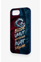 iPhone 16E Compatible Wavy Burgundy and Blue Patterned Silicone Case. - 4