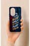 Honor 200 5g Compatible Wavy Burgundy and Blue Patterned Silicone Case.