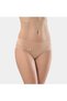 Women's Elastic Waistband Lycra 2-Piece Cotton Bikini Briefs 955/Tan - 2