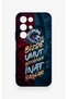 Realme C85 5g Compatible Wavy Burgundy Blue Patterned Silicone Case - 2