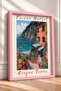 Flower Market Cinque Terre Florist Framed Painting Italy Poster Living Room Kitchen Wall Decor Itp142 - 2