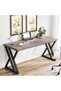 Modern Multi Function Office Computer Desk Simple Student Study Table for Home and Workplace 120 cm - 8